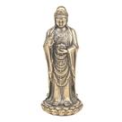 Estátua vintage de latão Guanyin, 49 mm, em pé, Kuan Y