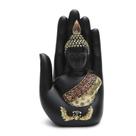 Estátua vintage Thai Buddha Hand 18 cm, estatueta de resina Estátua vintage Thai Buddha Hand 18 cm, estatueta de resina