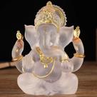 Estátua Yahu Lando, Deus indiano Lord Ganesha, 5,5 cm, poliresina