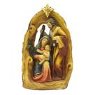 Estátuas de presépio Estatuetas de resina da Sagrada Família de 16,2 cm Estátuas de presépio Estatuetas de resina da Sagrada Família de 16,2 cm