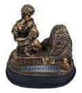 Estatueta Aprendiz de Maconaria Maçom de Resina Decorado - Decore Casa