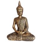 Estatueta Buda Hindu Médio Cor Dourado