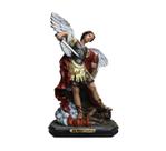 Estatueta CATOLICA São Miguel ARCANJO Resina 30 cm GRANDE