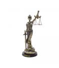 Estatueta Dama Da Justiça 23 Cm Têmis Enfeite De Resina - Drina