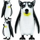 Estatueta de animal Toy Randimals P-Dawg Penguin & Husky Dog Estatueta de animal Toy Randimals P-Dawg Penguin & Husky Dog