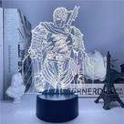 Estatueta de anime de mangá Night Light 3D USB Sword Art Online