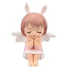 Estatueta de bebê Cake Topper VALICLUD para bebês em vinil rosa anjo