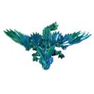 Estatueta de brinquedo Fidget CazDopam CazDopam impressa em 3D verde dragão