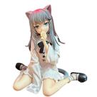 Estatueta de brinquedo modelo de PVC estilo anime Cat Girl de 12 cm