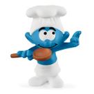 Estatueta de brinquedo Schleich Smurfs Chef Smurf colecionável de mais de 3 anos