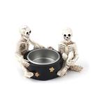 Estatueta de castiçal Horror Skeleton Ghost Witch Ghost