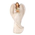 Estatueta de escultura Hodao Praying Angel, resina de 22,6 cm para presente