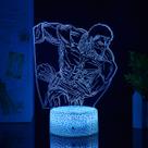 Estatueta de mangá Night Light 3D Sword Wind Legend Guts Acrílico