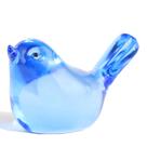 Estatueta de pássaro de cristal Ornalrist Blue, 6,5x4 cm, presente