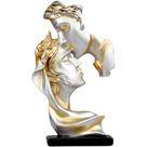 Estatueta de resina Creative Kiss Sculpture Romantic Couple