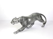Estatueta Decoração Animal Premium Leopardo Andando