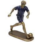Estatueta Decoração Jogador De Futebol Escultura Resina 24cm Estatueta Decoração Jogador De Futebol Escultura Resina 24cm