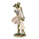Estatueta Decoracao Mulher Menino Menina Mâe Casa Mesa