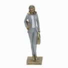 Estatueta Decorativa Advogada Em Resina