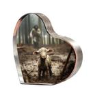Estatueta decorativa Ploceiny Christian Jesus and Lamb 4x4 in