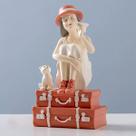 Estatueta Decorativa Presente Quarto De Menina Enfeite Elegante - Resina Estatueta Decorativa Presente Quarto De Menina Enfeite Elegante - Resina