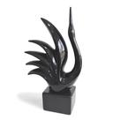 Estatueta Decorativa Sculp Cisne Asa 38x22cm