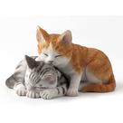 Estatueta decorativa US Sleeping Tabby Kittens 13 cm Poly Stone