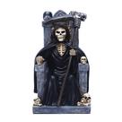 Estatueta, escultura, estátua, trono, ceifeiro, resina, Halloween