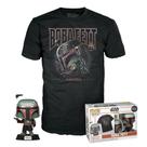 Estatueta Funko POP & TEE Star Wars Boba Fett tamanho M