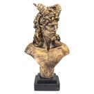 Estatueta Homem Fauno Busto Mitologia Grega Decorativo Resina