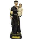 Estatueta Imagem Santo Antônio De Pádua Enfeite Resina 16cm