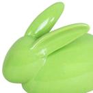 Estatueta Little Rabbit Verde Em Cerâmica - Urban - 19x12,5 Cm