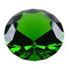 Estatueta LONGWIN Crystal Diamond Paperweight 10 cm verde