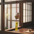 Estatueta Luxo Gato da Sorte Porcelana Decorativa Maneki Neko Boa Fortuna Estatueta Luxo Gato da Sorte Porcelana Decorativa Maneki Neko Boa Fortuna