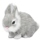Estatueta macia em miniatura de coelhos de pelúcia TOTITOM Bunny Grey