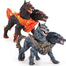 Estatueta Mythical Hellhound de duas cabeças, 2 peças de PVC 15,5 cm