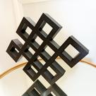 Estatueta Nó Eterno - Simbolo Infinito, Decoração de Casa, Enfeite de mesa