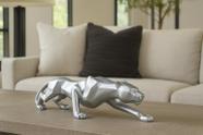 Estatueta Pantera Negra Onça Jaguar Decoração