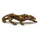Estatueta Pantera Negra Onça Jaguar em Cerâmica Decoração Estatueta Pantera Negra Onça Jaguar em Cerâmica Decoração