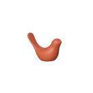 Estatueta Passarinho em Cerâmica Decorativo Home G Terracota