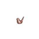Estatueta Passarinho em Cerâmica Decorativo Home P Rose Gold