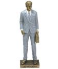 Estatueta Profissão Advogado Escultura Enfeite Resina 25cm