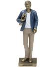 Estatueta Profissão Arquiteto Escultura Enfeite Resina 25cm