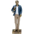 Estatueta Profissão Arquiteto Escultura Enfeite Resina 25cm