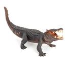 Estatueta realista de crocodilo de jacaré em PVC 11,3 cm para crianças