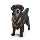 Estatueta realista para cães Rottweiler, modelo animal de PVC, 22 cm