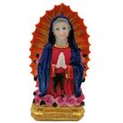 Estatueta religiosa da Virgem Maria rezando em resina 19,5 cm