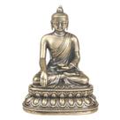 Estatueta religiosa vintage de 51 mm de estátua de Buda medicinal em latão