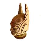 Estatueta Rosto Bt para Decoração 3d 10x15x25 Mdf Madeira Estatueta Rosto Bt para Decoração 3d 10x15x25 Mdf Madeira