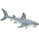 Estatueta Safari Ltd. Grande tubarão branco de 18 cm de plástico com mais de 3 anos